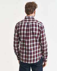 Camisa Regular Fit de franela Windblown a cuadros