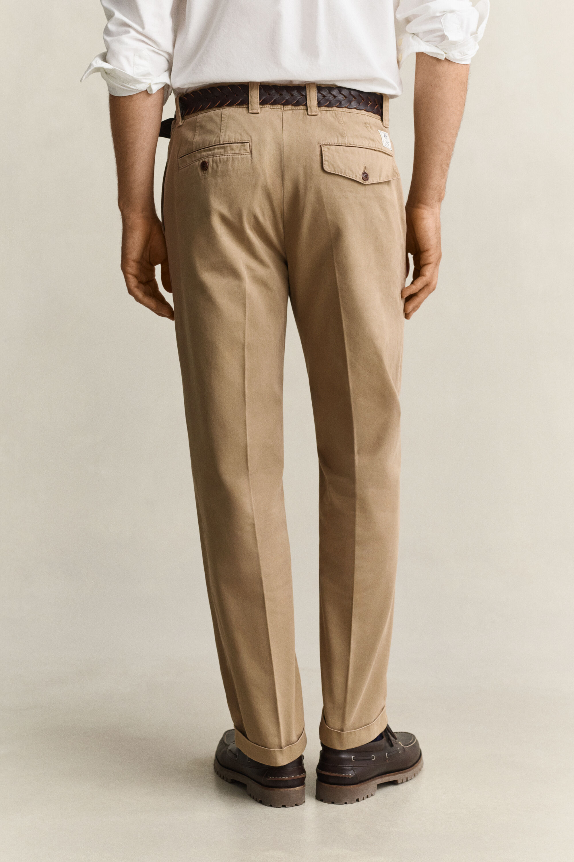 Pantalones chinos de sarga de algodón Gant x Yale