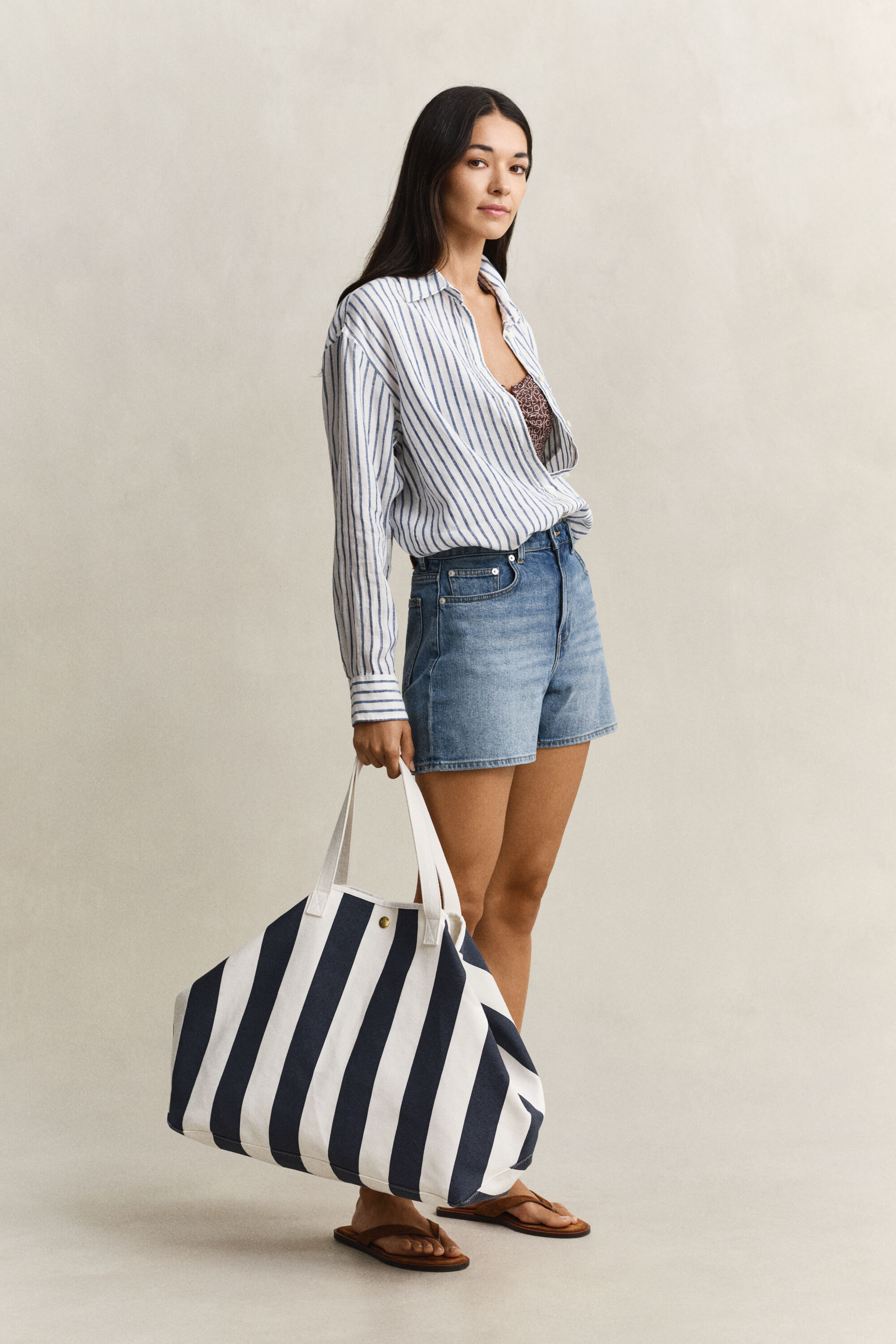 Bolso de playa de lona