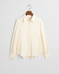 Camisa de sat&eacute;n a rayas Regular Fit