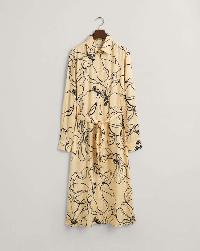 Vestido camisero Line Drawing