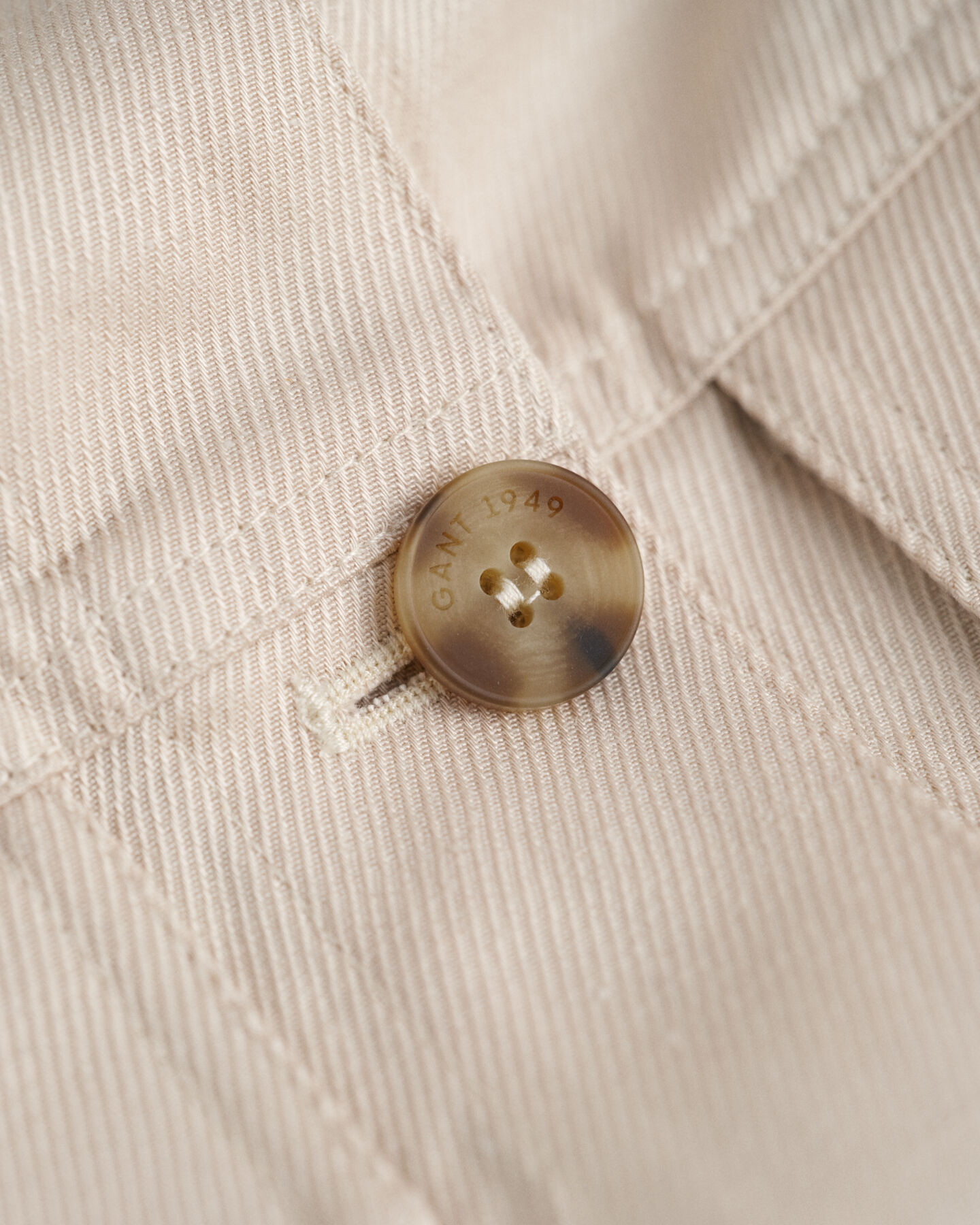 Chaqueta en mezcla de lino de largo acortado