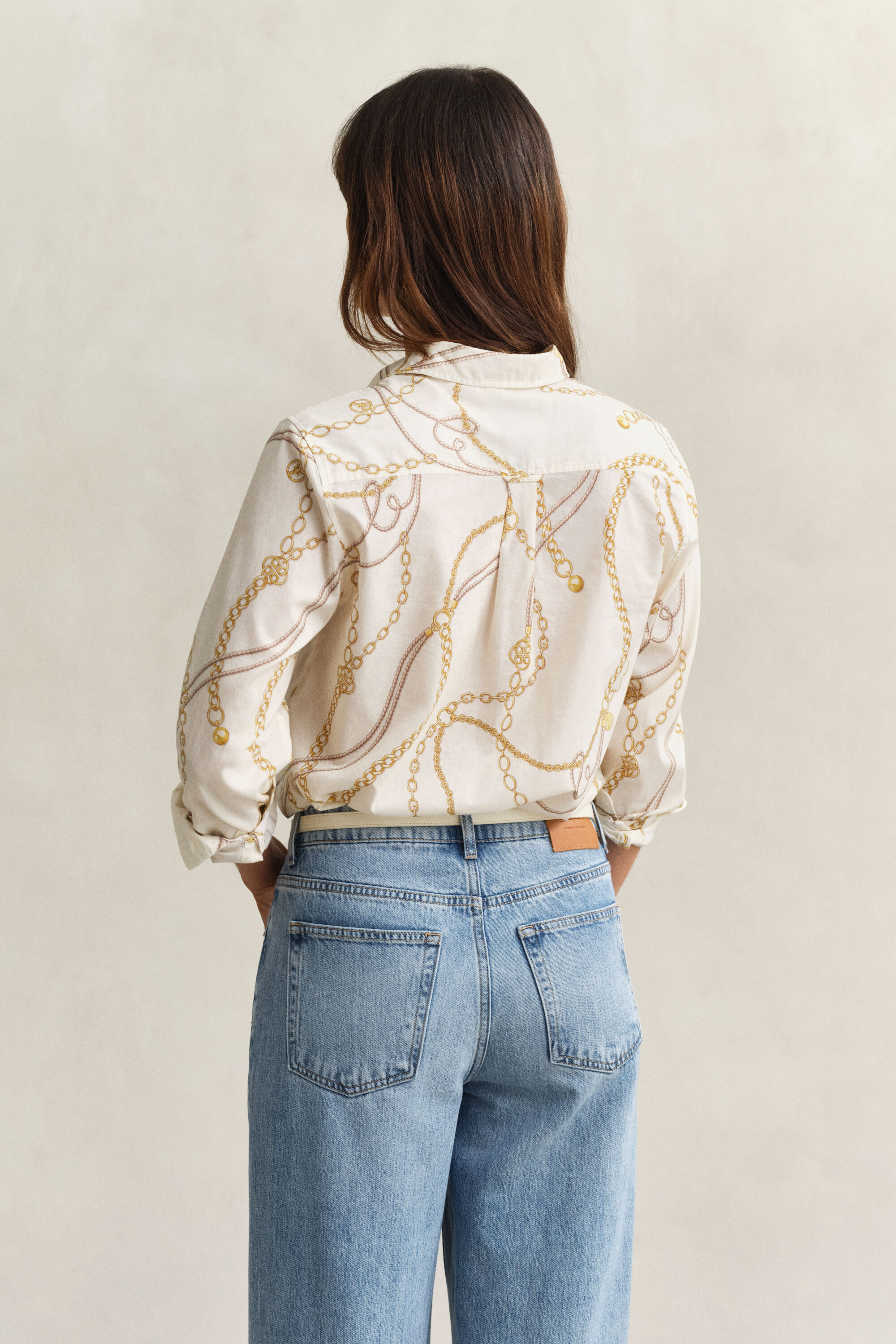 Camisa de gasa de algodón