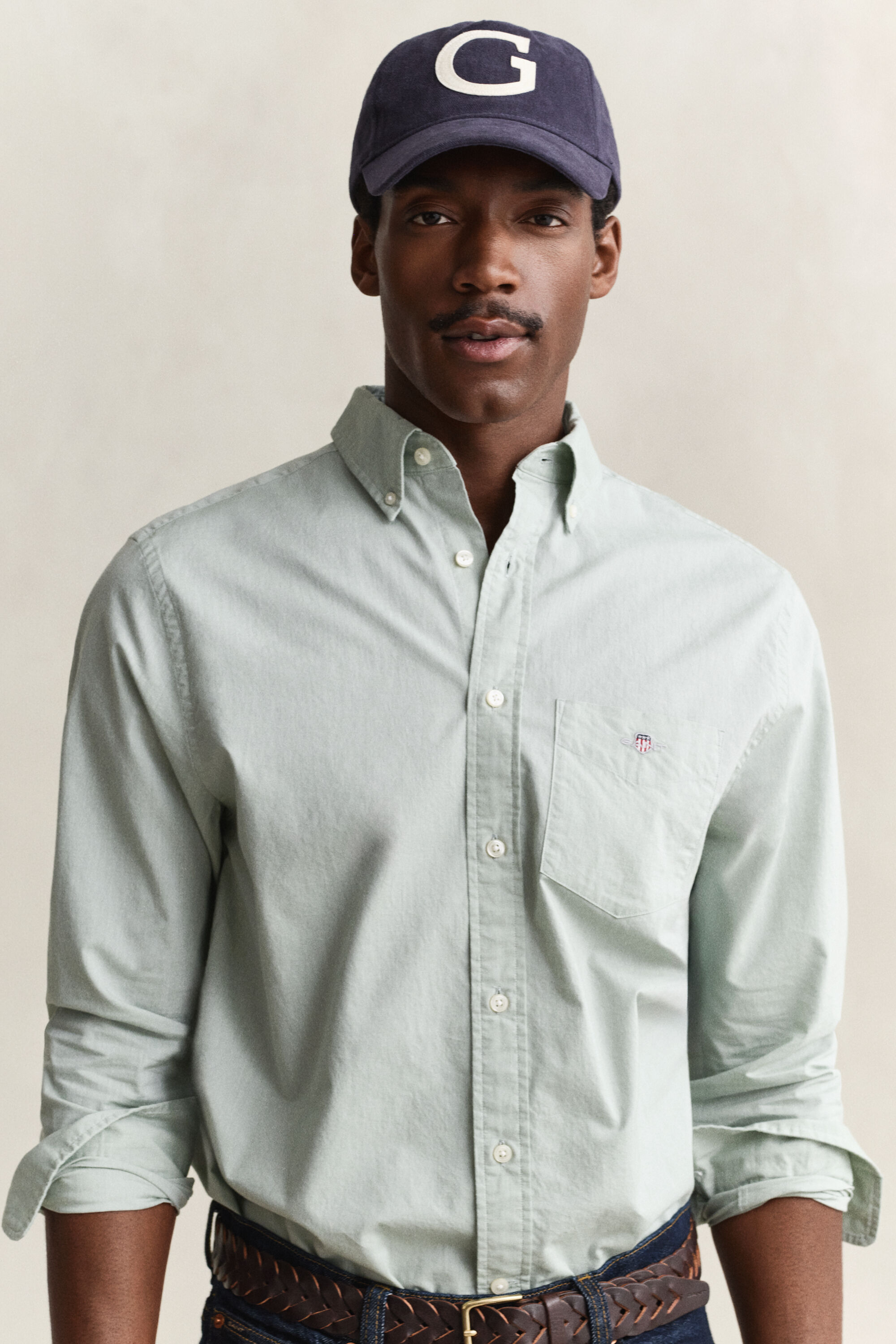 Camisa Regular Fit clásica de popelina
