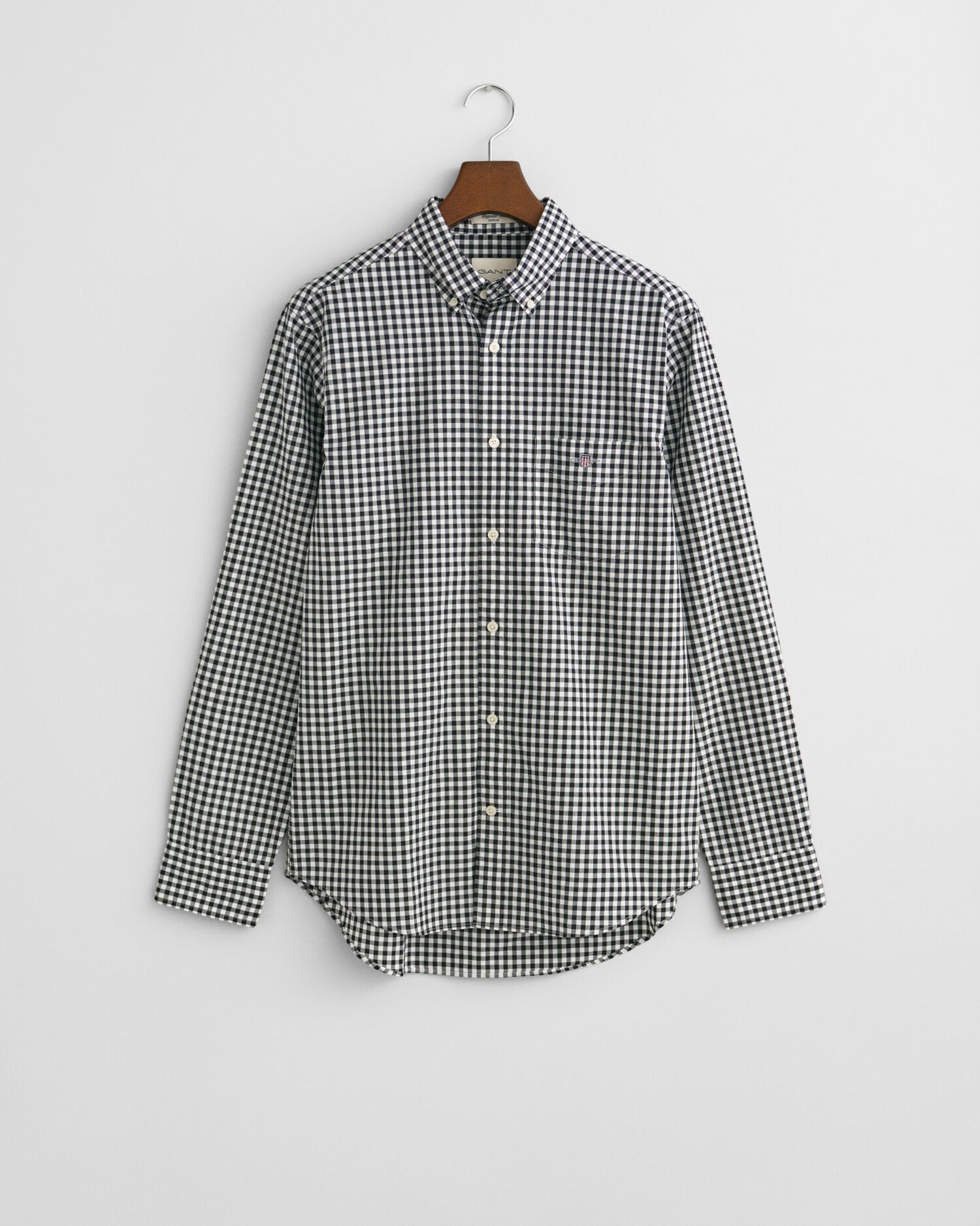 Camisa Regular Fit clásica de popelina a cuadros Vichy