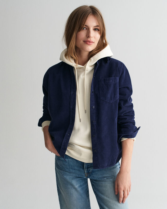 Camisa Regular Fit de pana