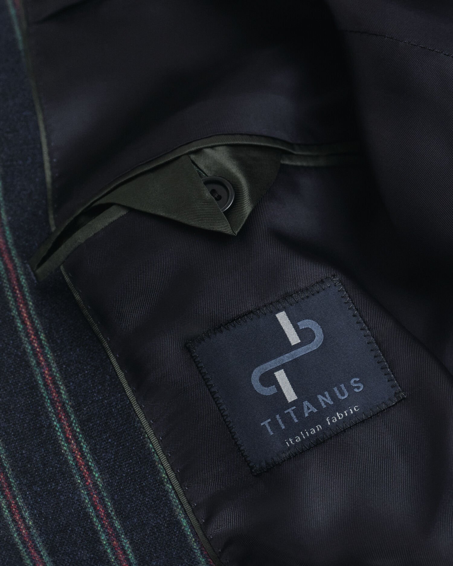 Americana Club de franela a rayas