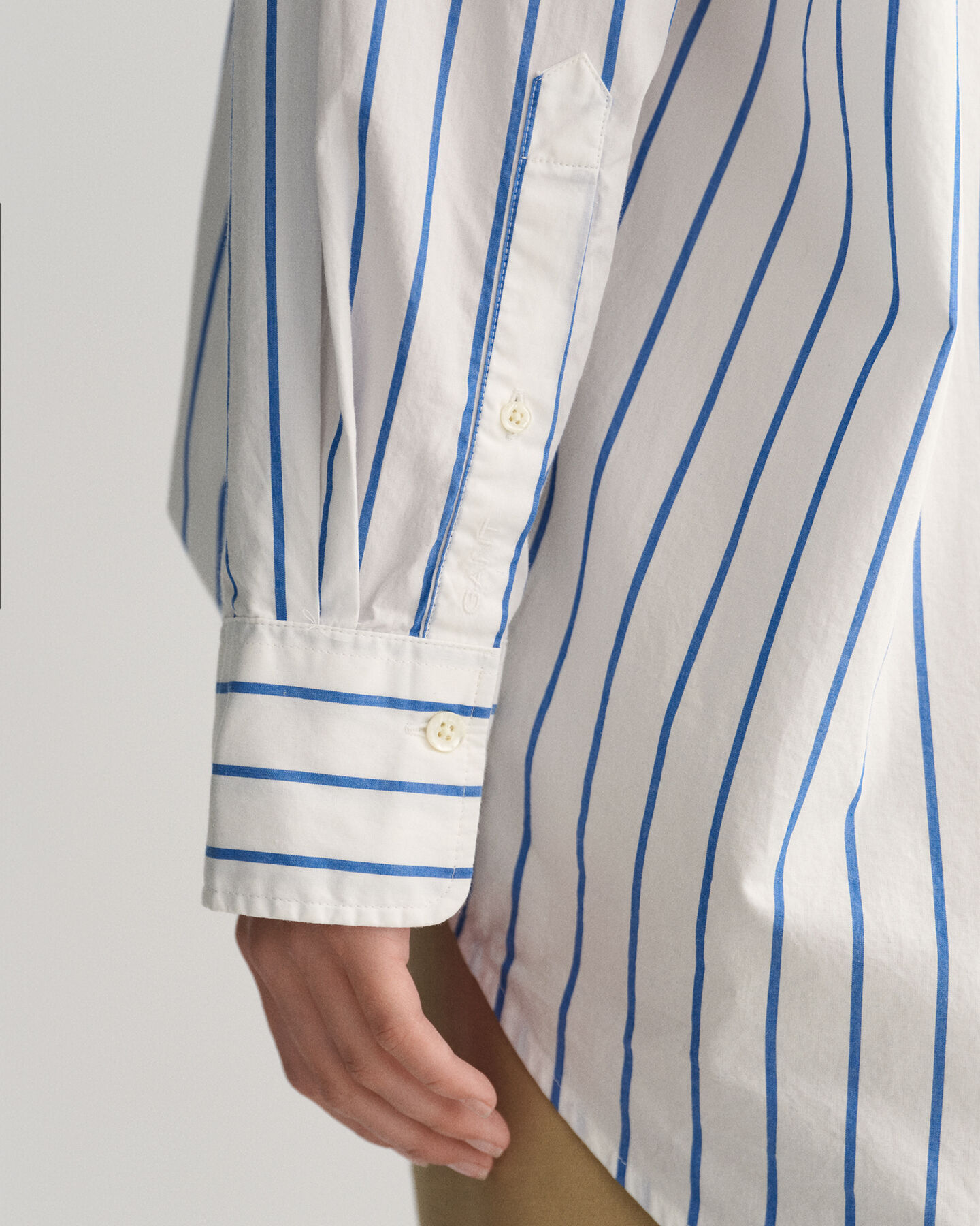 Camisa extragrande a rayas