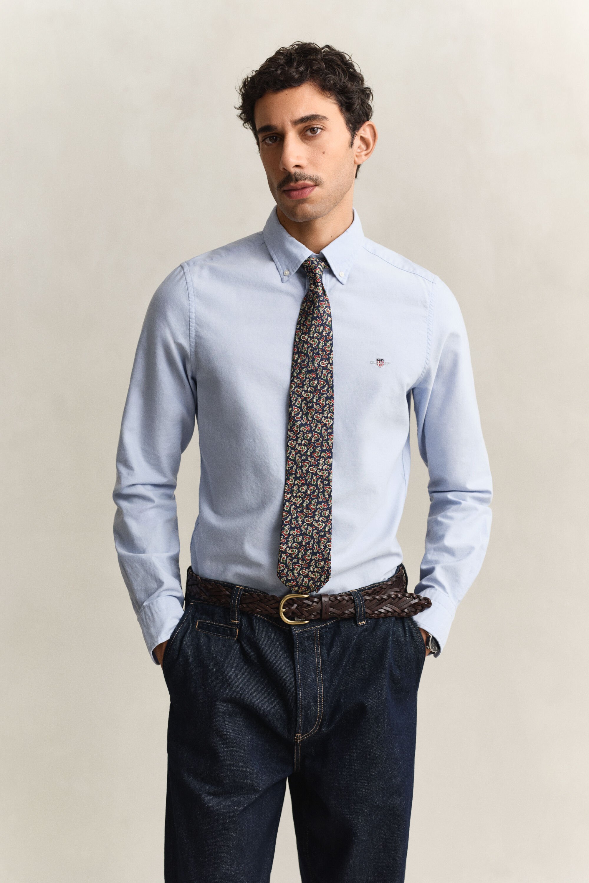 Camisa Oxford clásica Slim Fit