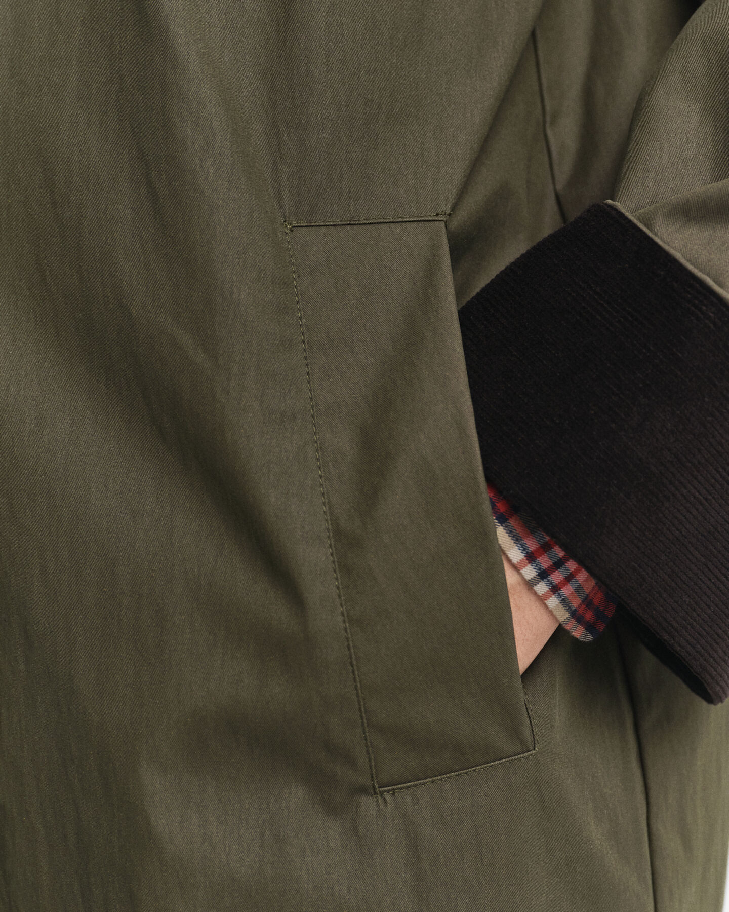 Gabán de algodón encerado