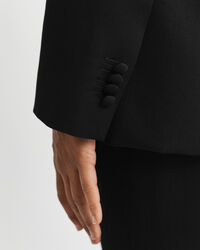 Americana Regular Fit Tuxedo en mezcla de lana