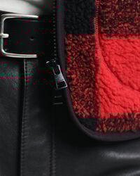 Chaqueta polar a cuadros