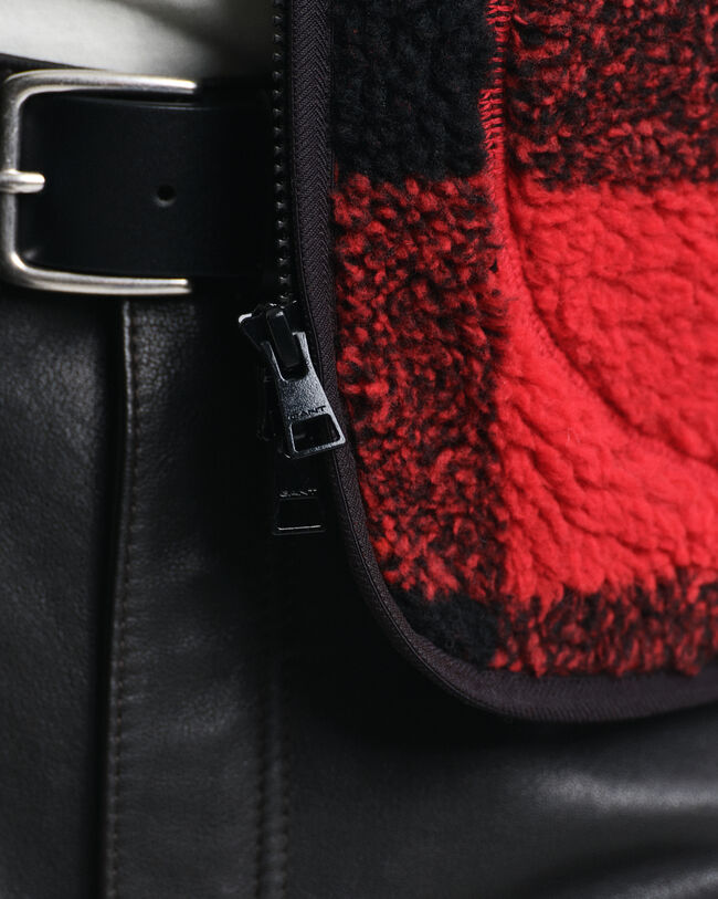 Chaqueta polar a cuadros