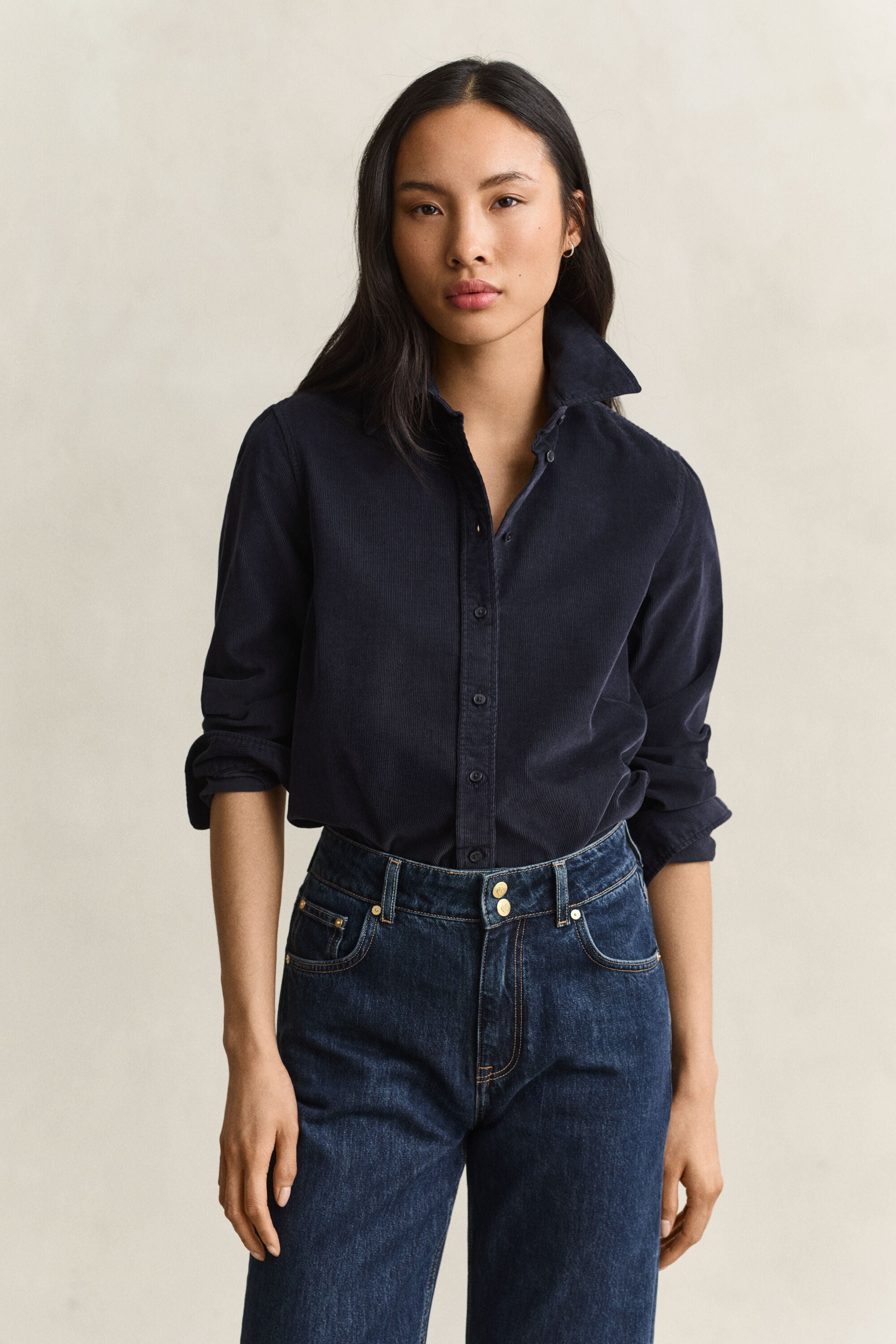 Camisa Regular Fit de pana