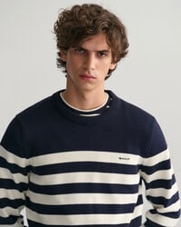Jersey de cuello redondo Breton Striped