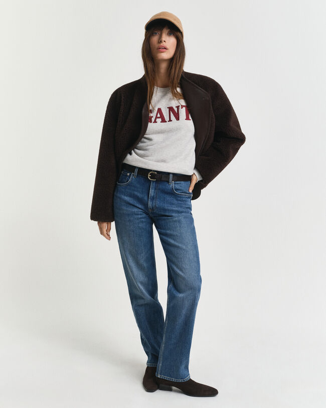 Sudadera de cuello redondo con gráfico