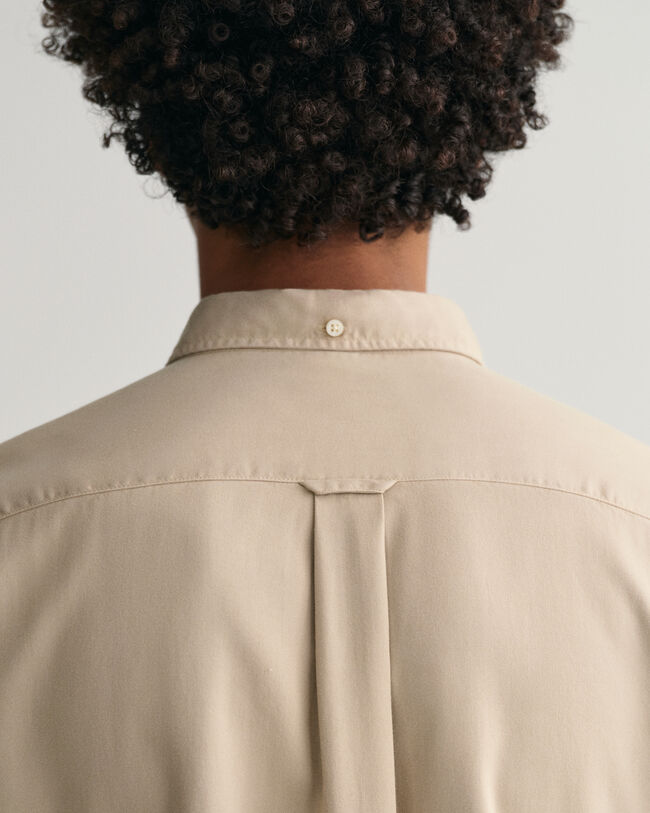 Camisa Regular Fit de lyocell te&ntilde;ida en prenda