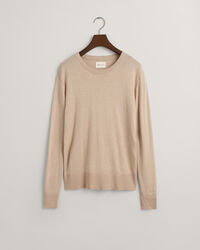 Jersey de cuello redondo en punto fino