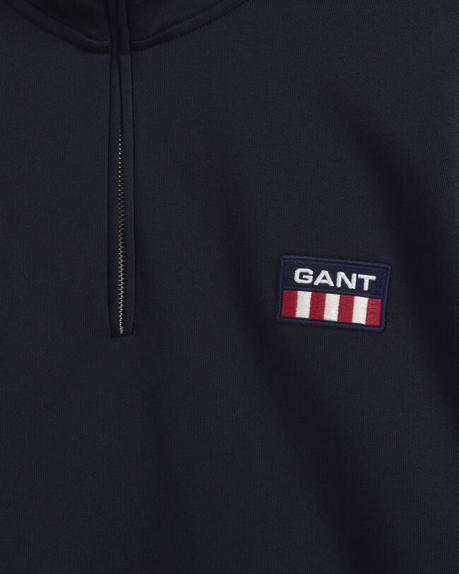 Jersey con media cremallera Retro Flag