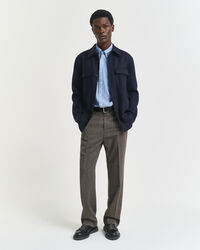 Pantalones de traje con diseño de espiga