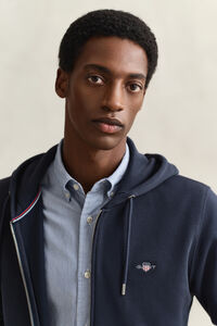 Sudadera con capucha y cremallera Shield