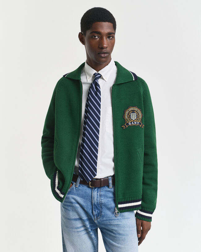 Cárdigan con cremallera y diseño GANT 1949
