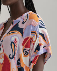 T&uacute;nica con estampado de cachemir