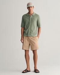 Camisa de manga corta de punto con textura