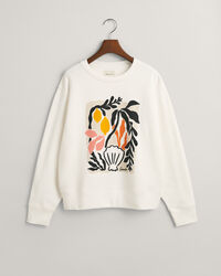 Sudadera de cuello redondo Palm Print