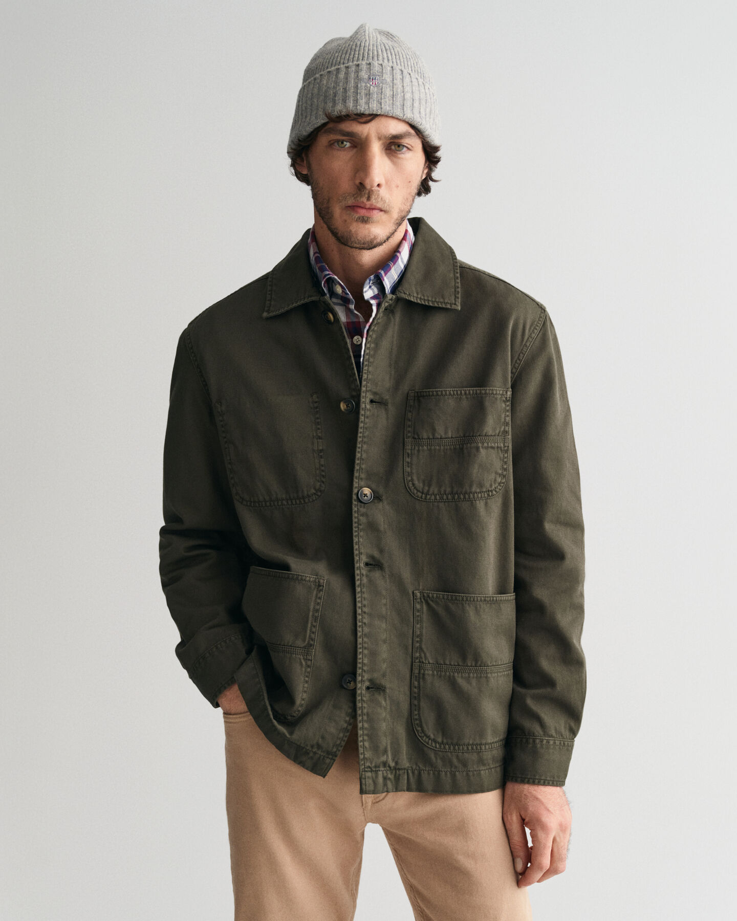 Sobrecamisa teñida en prenda