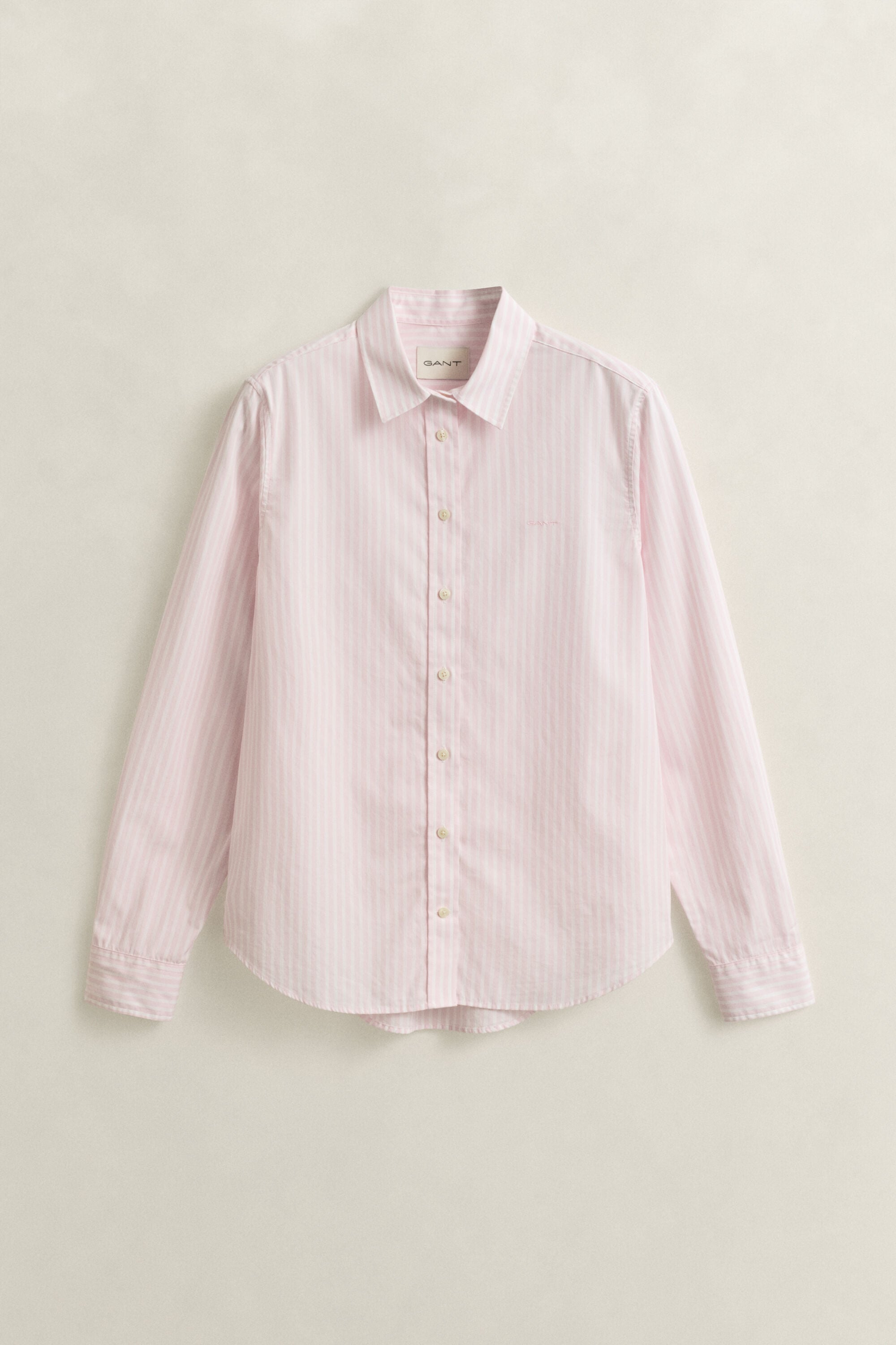 Camisa de popelina Regular Fit clásica de rayas