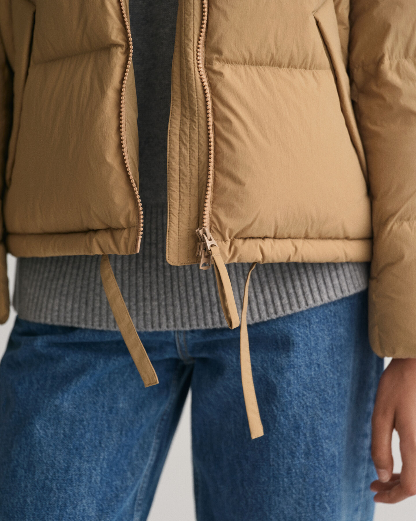 Chaqueta corta de plumón