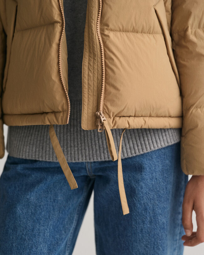 Chaqueta corta de plumón