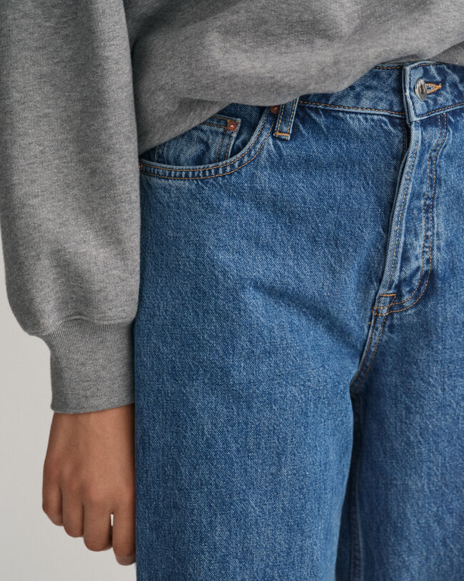 Vaqueros holgados de pernera recta