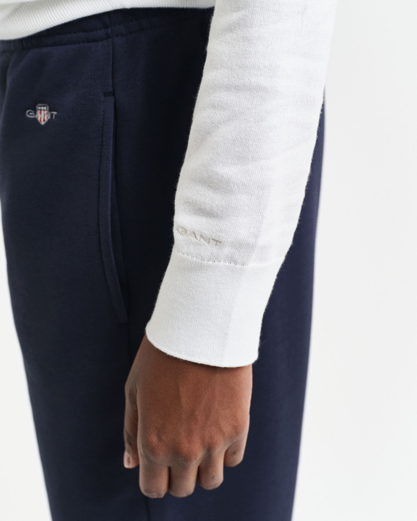 Jersey de cuello redondo en punto fino