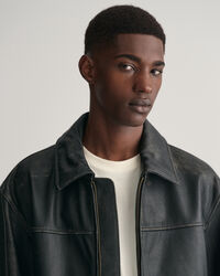 Cazadora de piel Moto