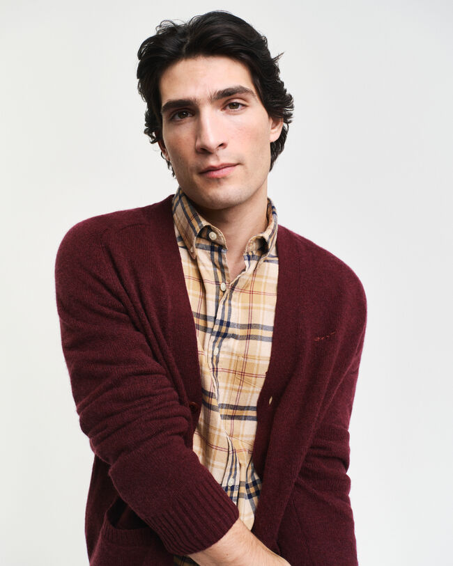 C&aacute;rdigan en mezcla de lana