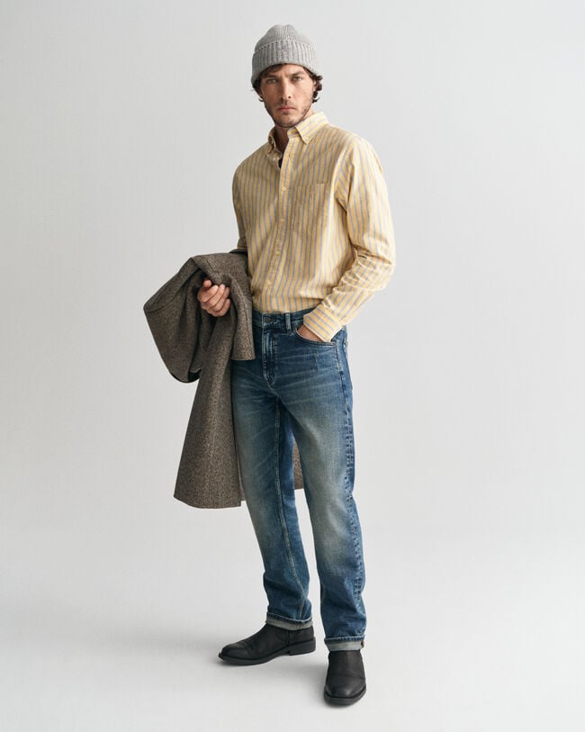 Camisa Oxford Regular Fit Archive a rayas