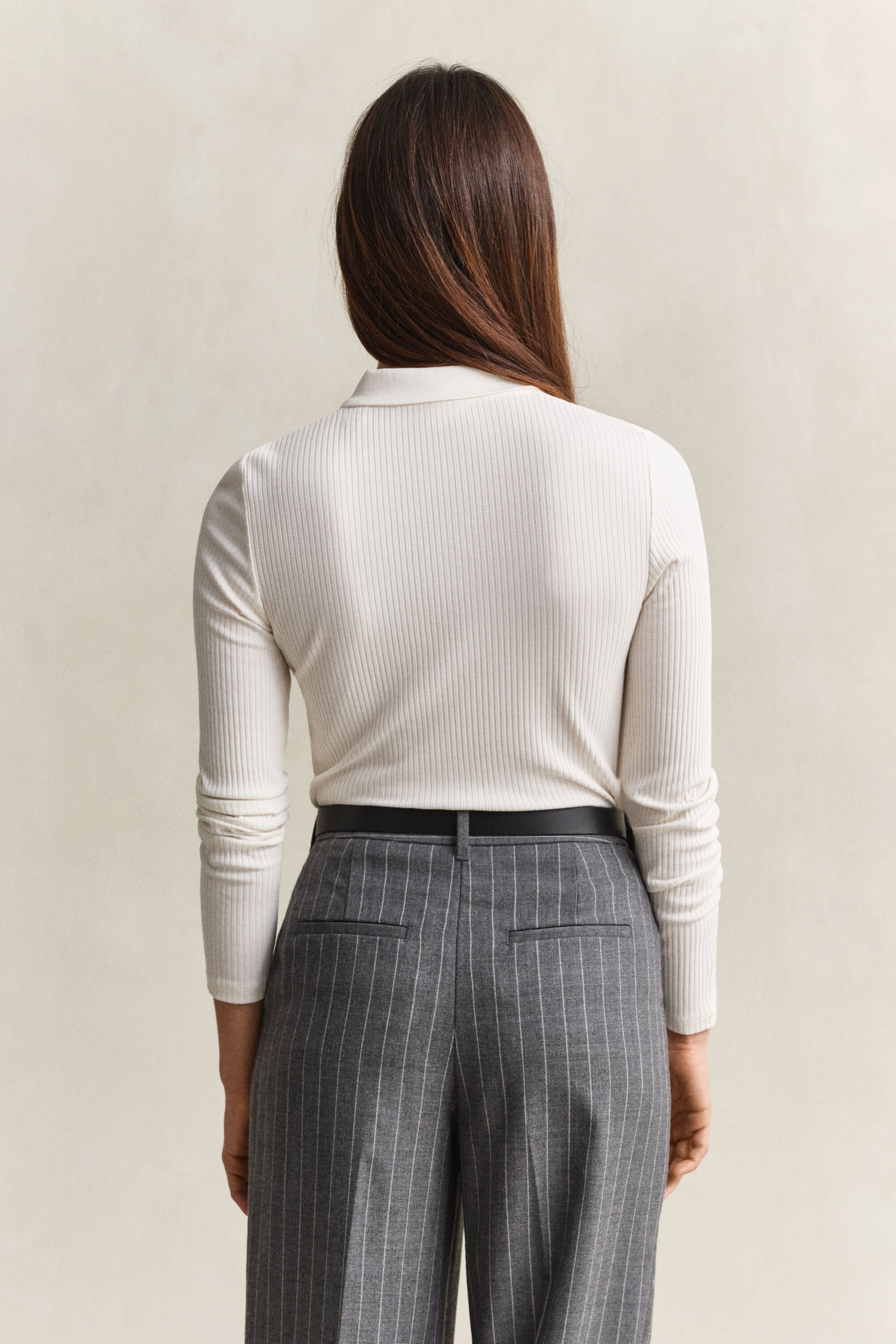 Polo Slim Fit acanalado