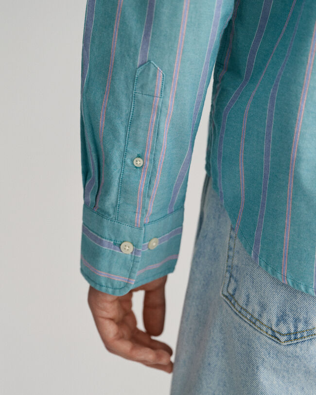 Camisa Oxford Regular Fit Archive a rayas 