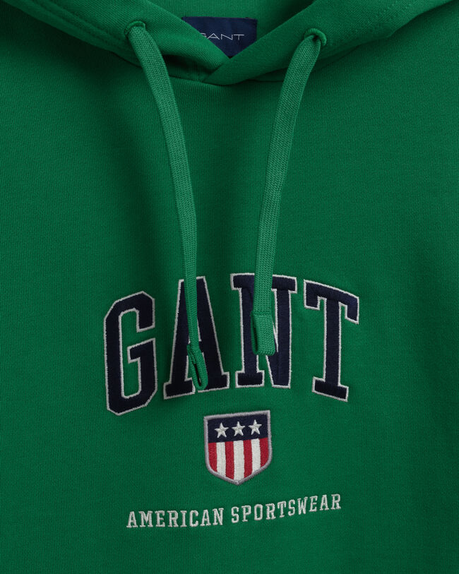 Sudadera Retro Shield con capucha