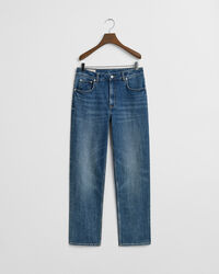 Vaqueros elásticos de pernera recta