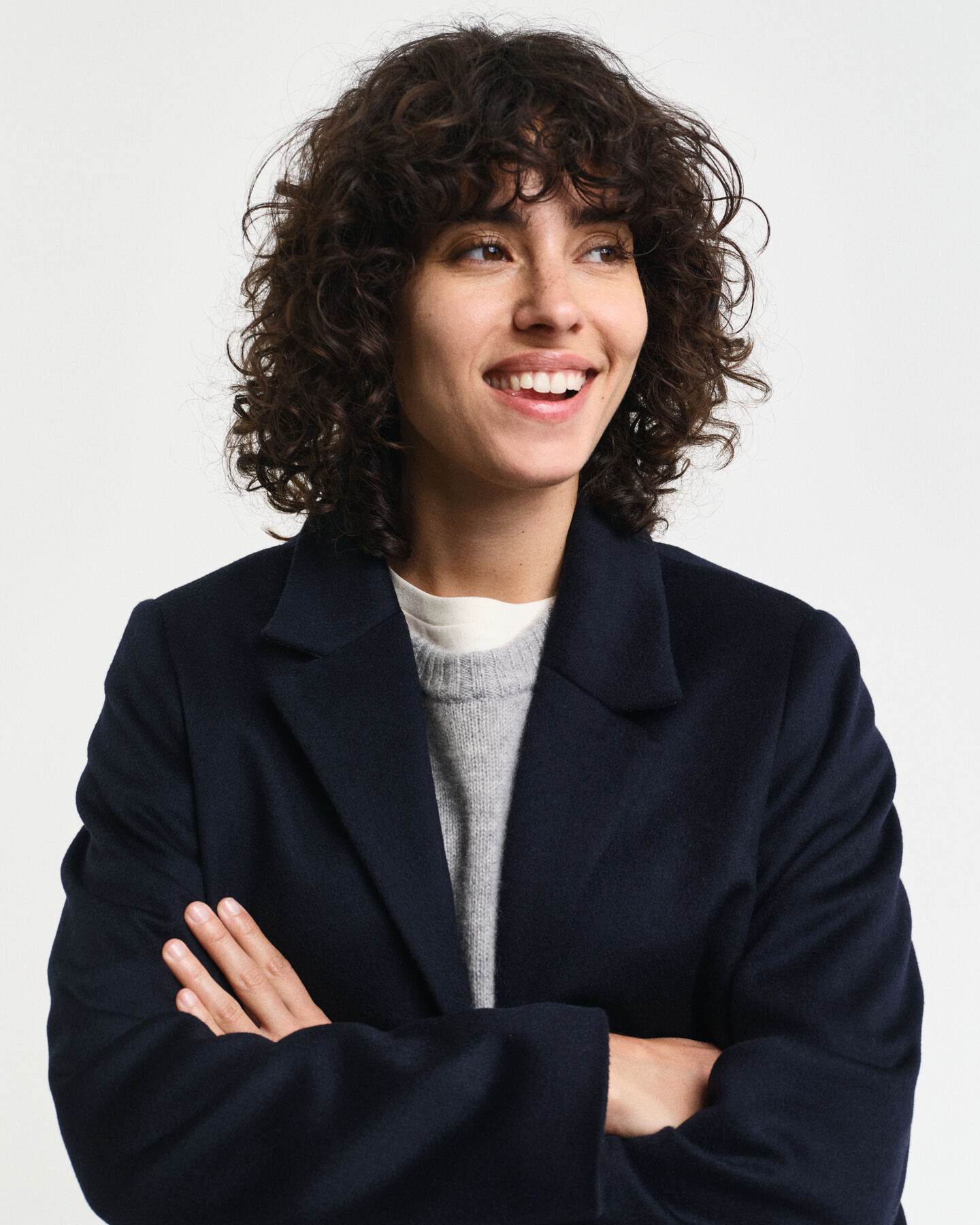 Abrigo de lana clásico Tailored Fit