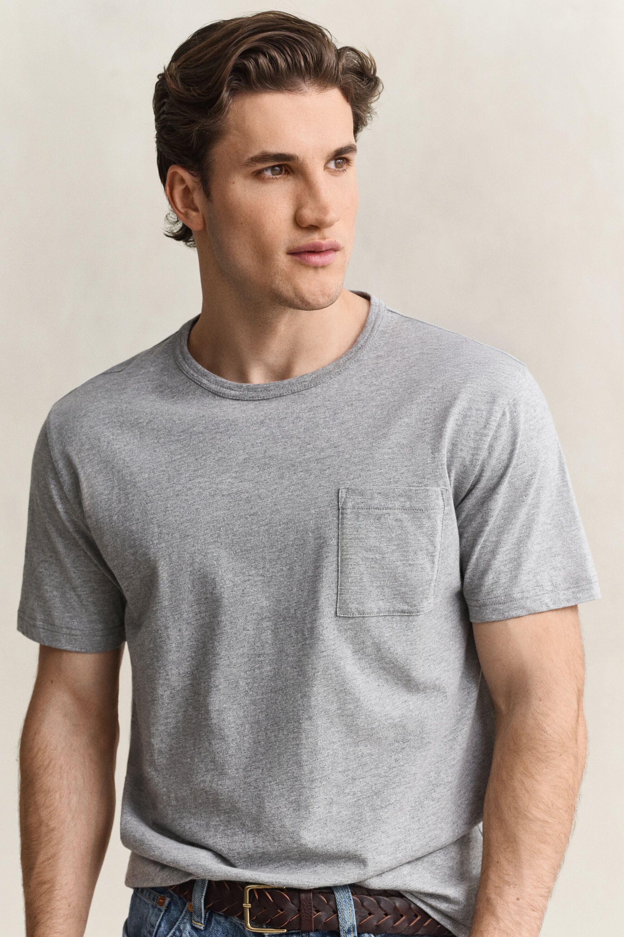 Camiseta jaspeada