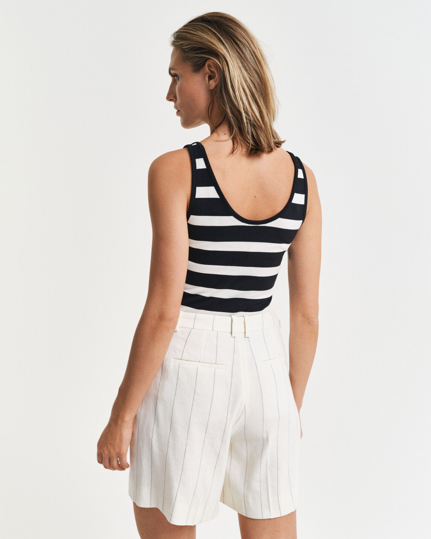 Camiseta de tirantes a rayas