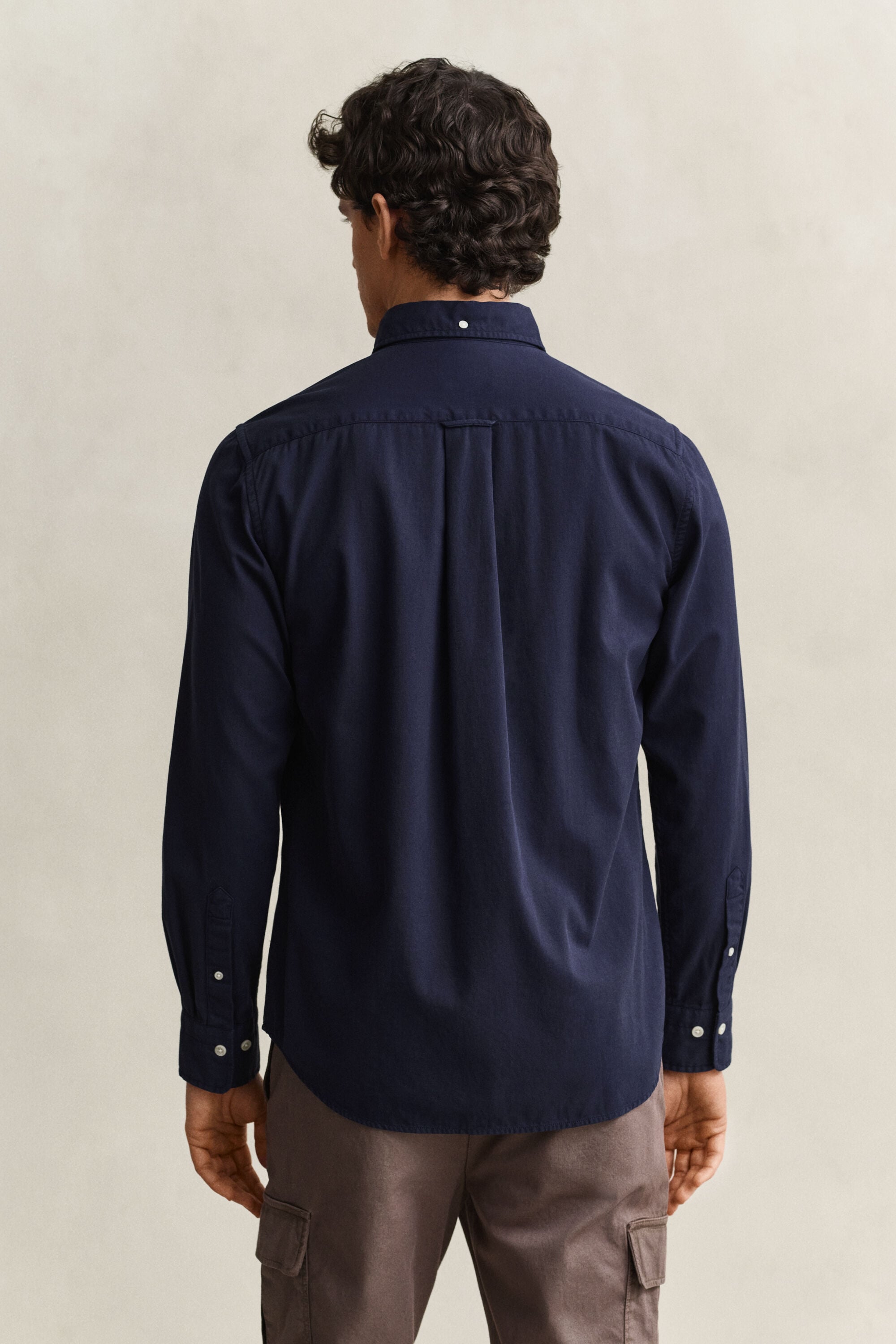 Camisa Regular Fit de sarga