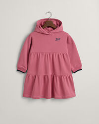Vestido estilo sudadera con capucha escalonado GANT USA Girls
