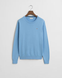 Jersey de cuello redondo de algodón clásico Shield Teens