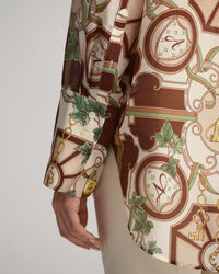 Camisa Relaxed Fit American Luxe de seda y algodón