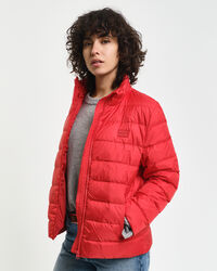 Chaqueta de plumón ligero con logotipo